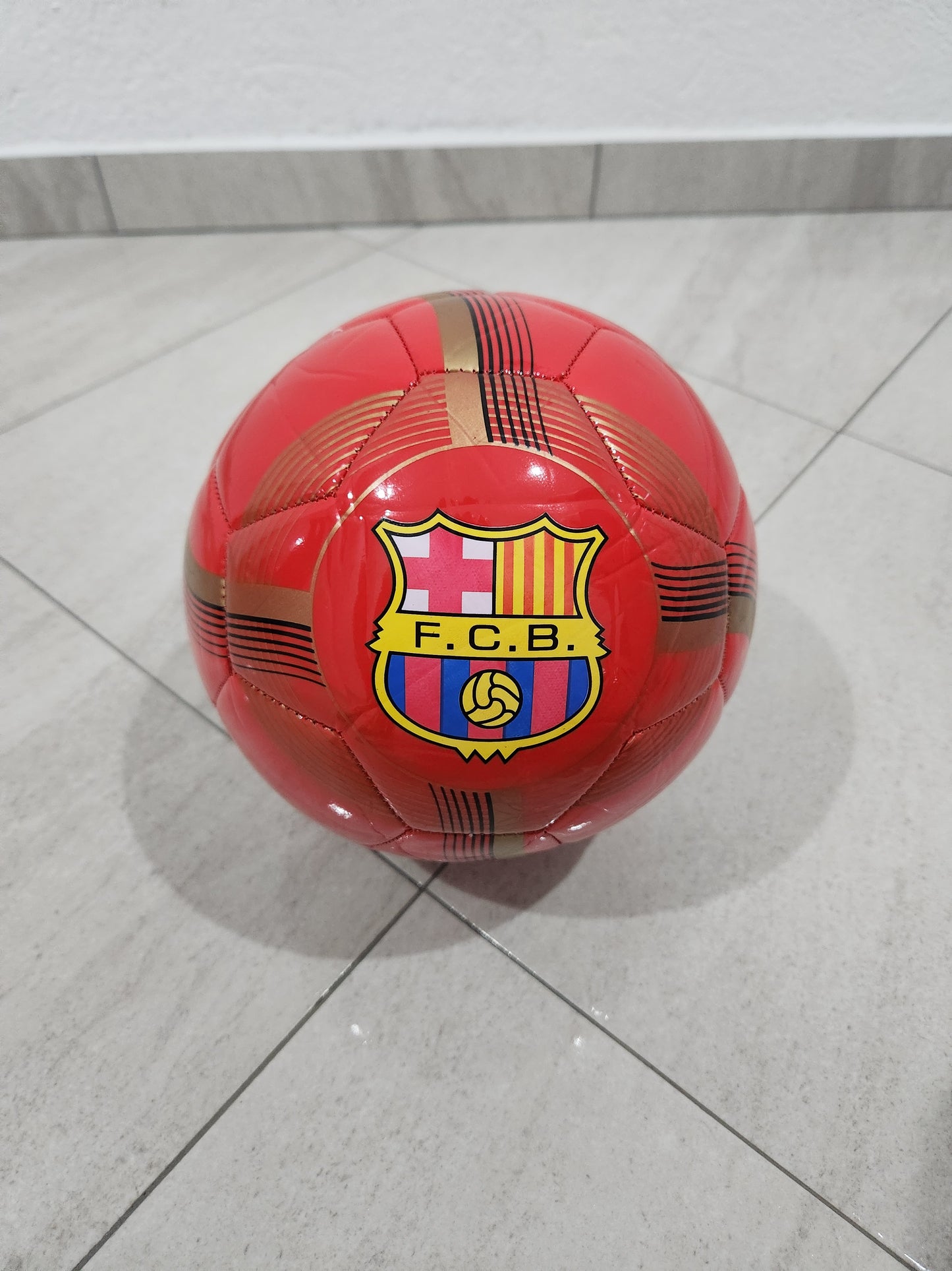 Футболна Топка Barcelona Барселона Червено Черна 2025г