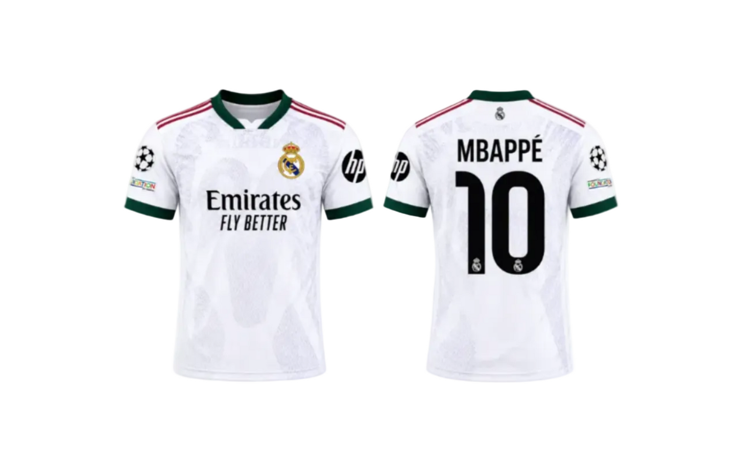 2027 Мъжка Тениска на Мбаппе 10 Реал Мадрид Бяла MBAPPE New