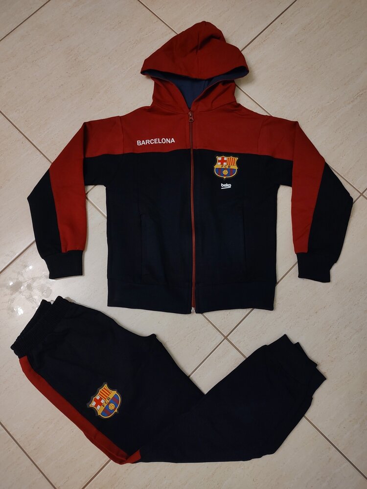 Yamal 10 New Детски спортен екип на Barcelona, Червен - син, Анцуг Ламин Ямал Барселона