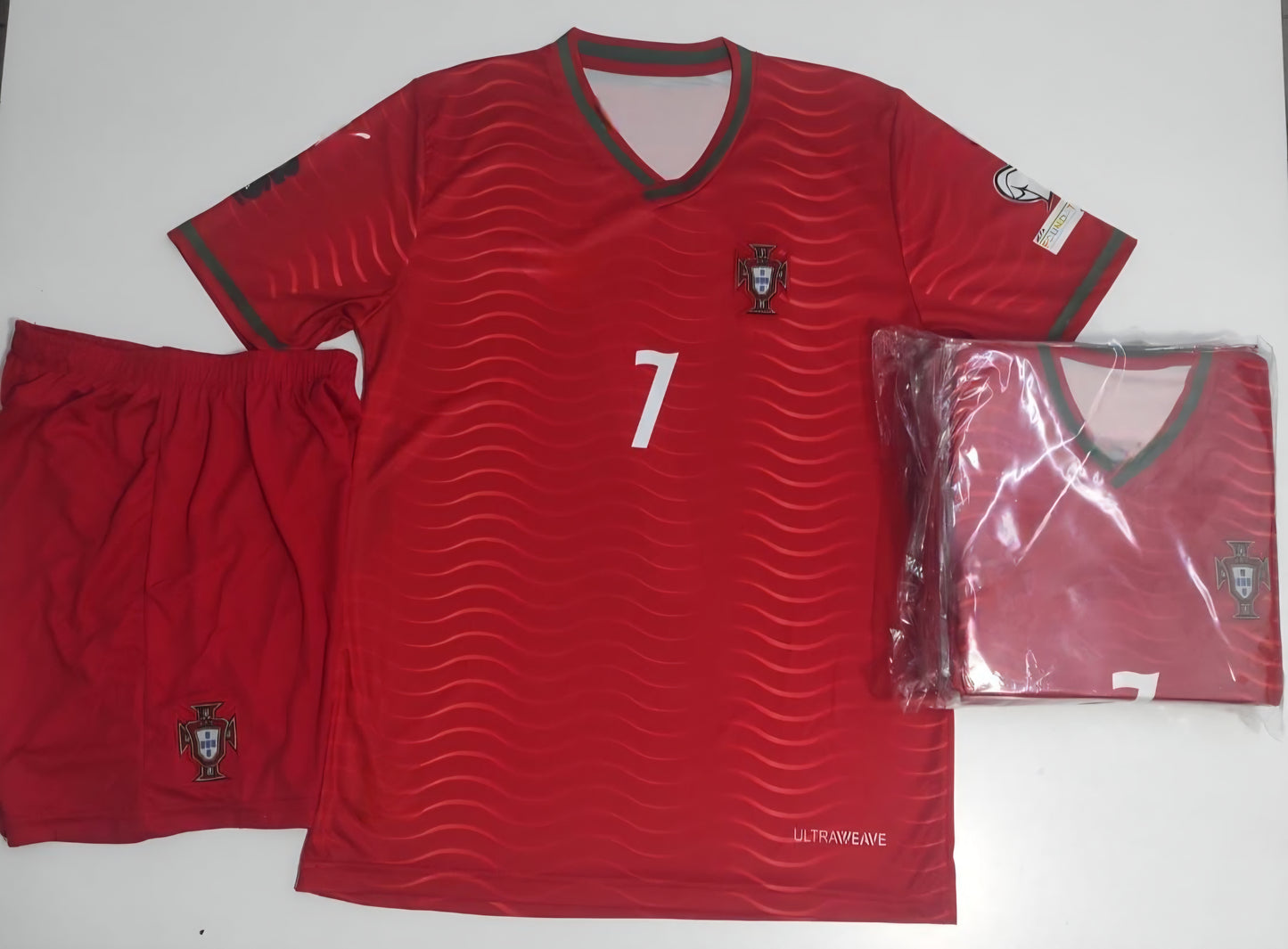 Фифа Световно 26 Детски спортен екип с Чорапи на CR7 Роналдо 7, ПОРТУГАЛИЯ PORTUGAL