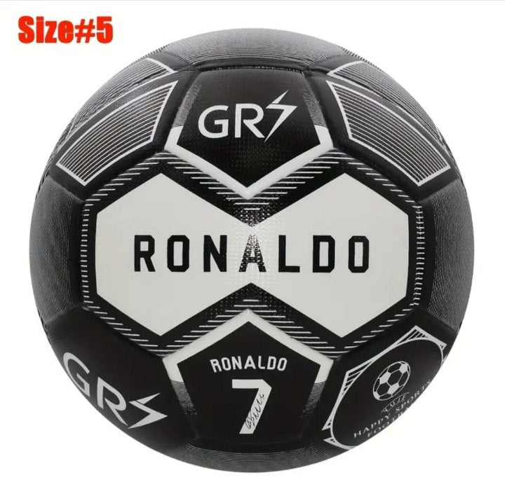 Футболна Топка CR7 RONALDO / Роналдо 2025 г Черно - Бяло