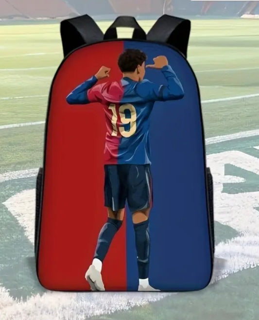 Футболна Ученическа Раница RONALDO 7 детско Lamine Yamal Синя