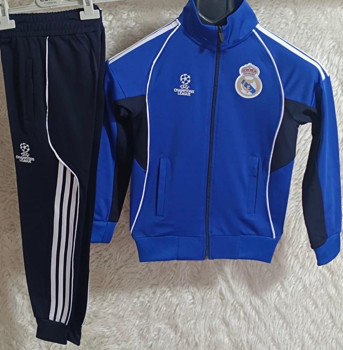 Спортен екип на Роналдо 7, Син Анцуг с дълъг ръкав Реал Мадрид Шампионска лига