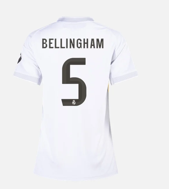 2026 Детски футболен екип Белингам 5, Бял, Реал Мадрид Bellingham
