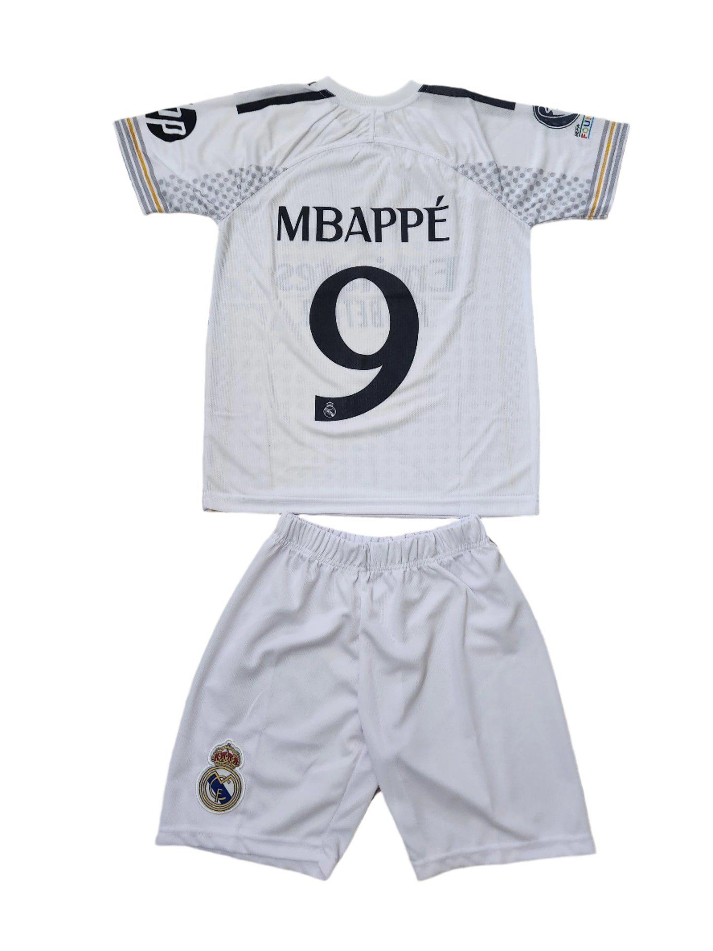 New 10 Детски футболен екип Мбапе 10, Бял, Реал Мадрид MBAPPE Madrid