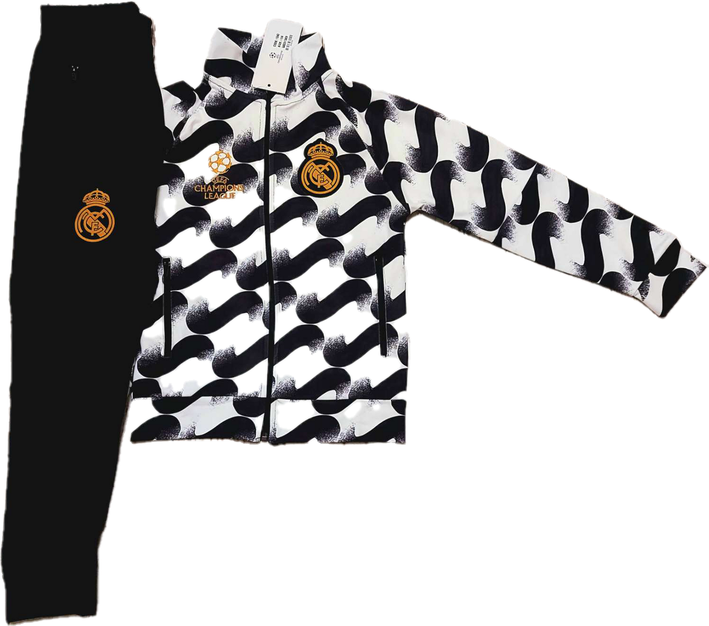 Детски спортен екип на Real Madrid, Дракон цвят, Анцуг с дълъг ръкав мбапе модел