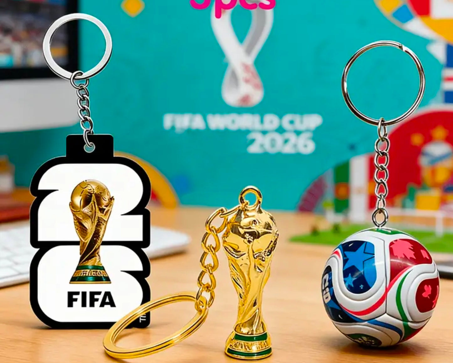 FIFA WORLD CUP ключодържатели на Световно първенство 3броя Промо