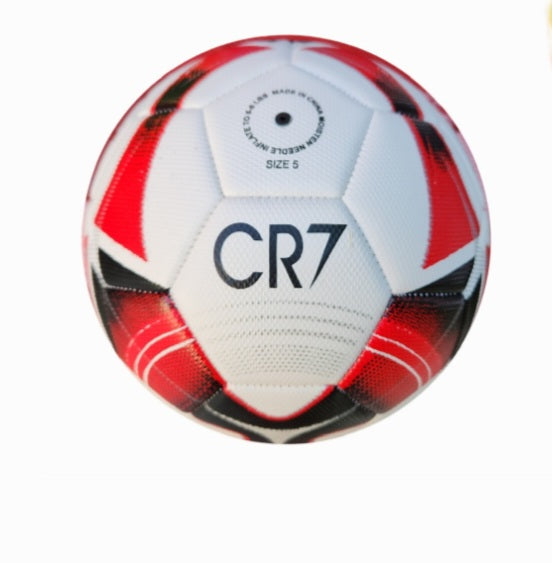 Футболна Топка на CR7 Роналдо 2025г Зелена Размер 5, Шита