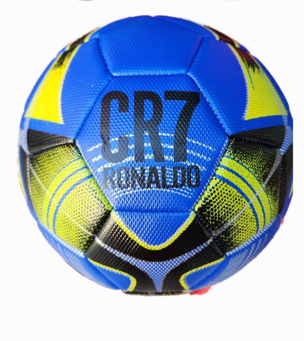 Футболна Топка на CR7 Роналдо 2025г Зелена Размер 5, Шита
