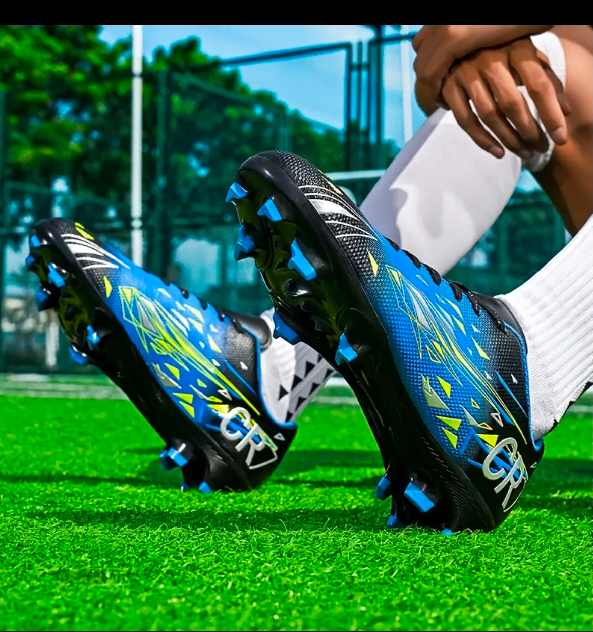 CR7 Кристиано Роналдо Футболни Маратонки Синьо - Черно 25/26