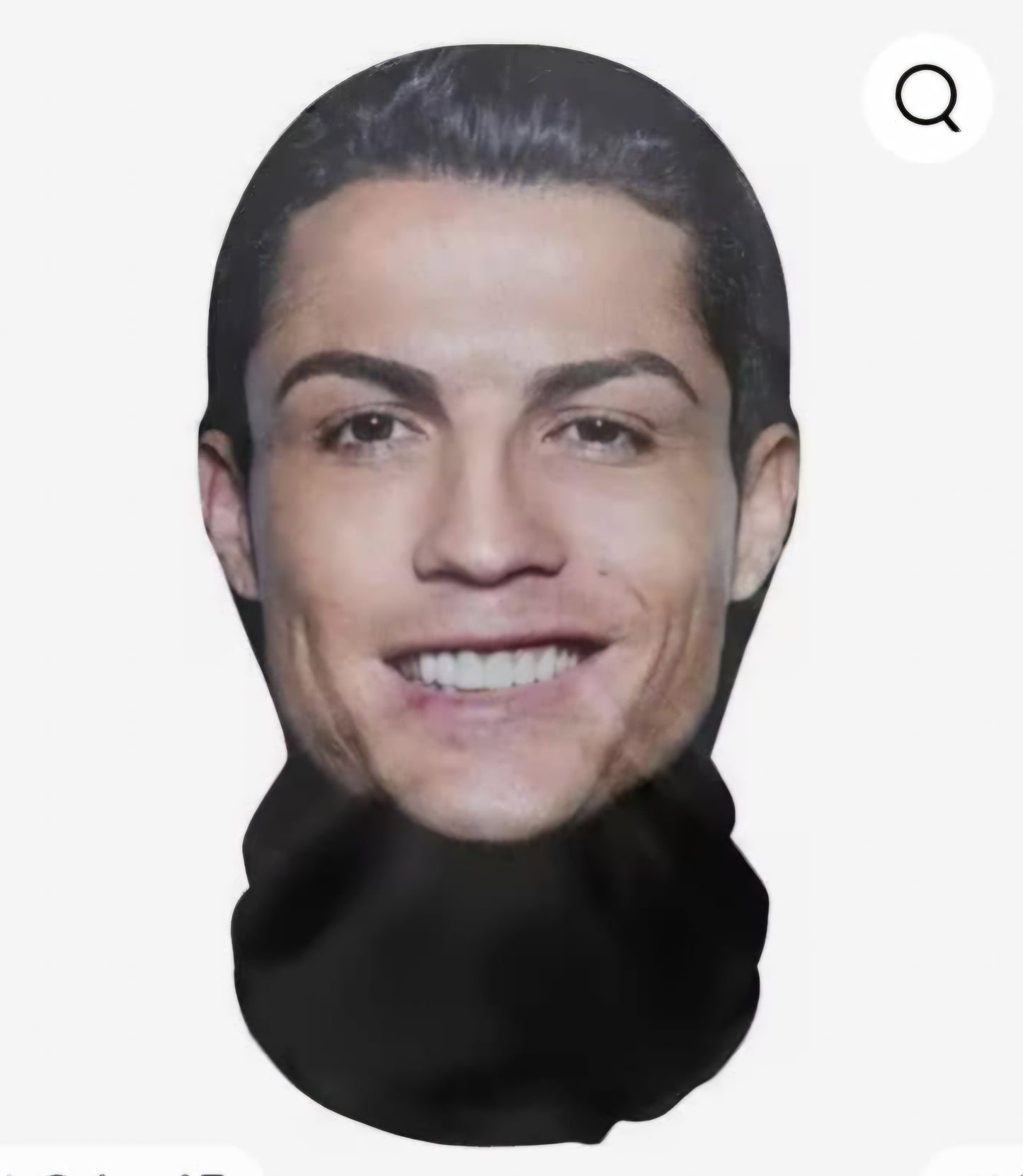Футболна Маска за лице RONALDO 7 детско Messi
