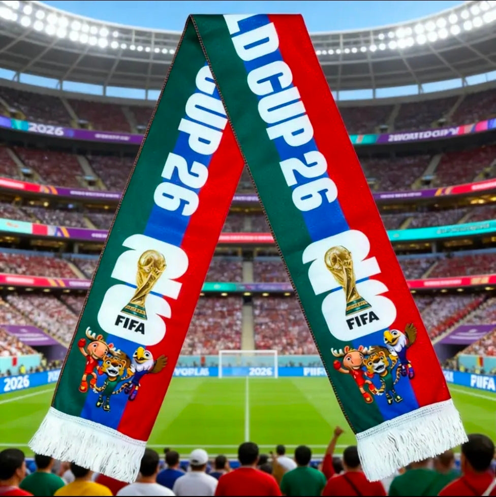 Футболен Шал FIFA WORLD CUP 2026 CR7.BG Световно Първенство