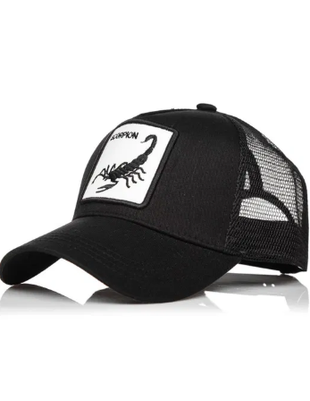 MBAPPE Scorpion Oficial Model GOORIN BROS Black Черна шапка Скорпион с Козирка