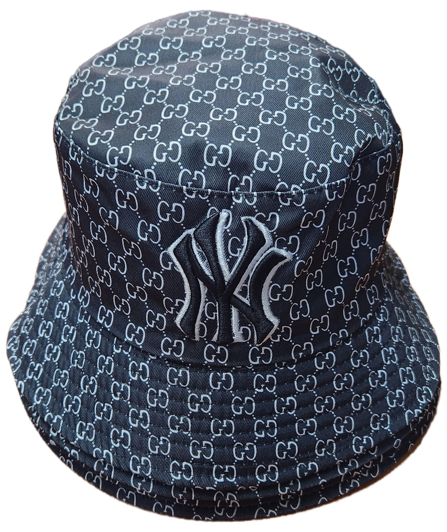 Мъжка шапка Бяла NEW YORK 2025г Летен памучен модел двулицева