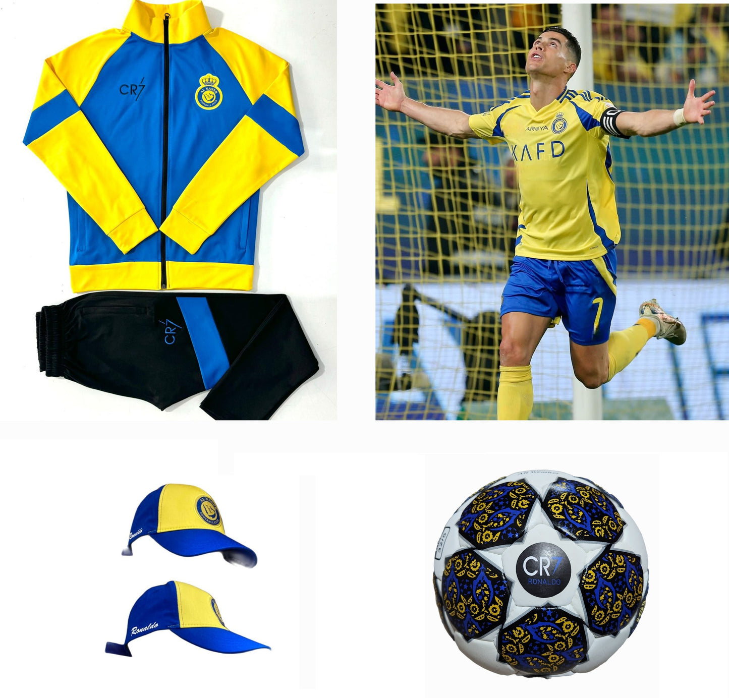 New 25 CR7 Детска футболна Екипировка на Роналдо, за 8г. СЕТ син Комплект RONALDO
