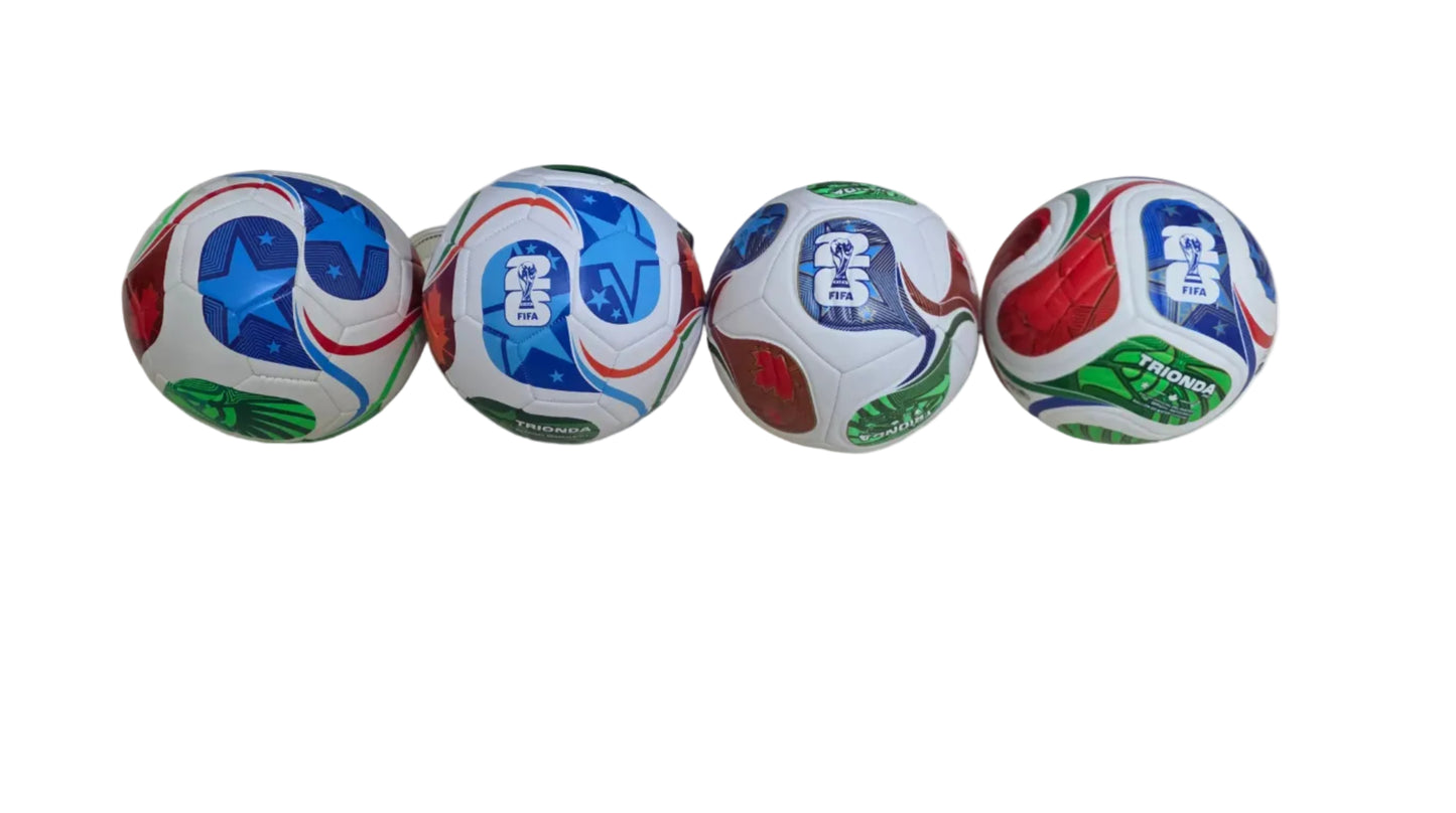 Зелена Детска футболна Топка СВЕТОВНО 2026г WORLD CUP NEW TRIONDA FIFA New CLASS 4