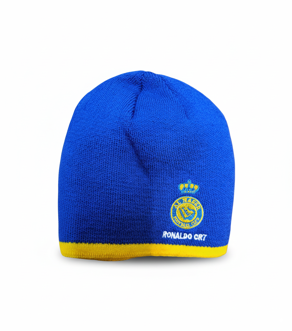 2026 CR7 Жълт Детски спортен екип на Роналдо 7 с Зимна шапка футболен AL NASSR 25/26 CRISTIANO