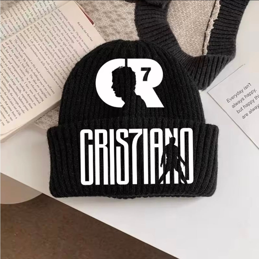 CR7 Роналдо Спортна Зимна Шапка, Футбoлна Ronaldo CR7 Черен цвят