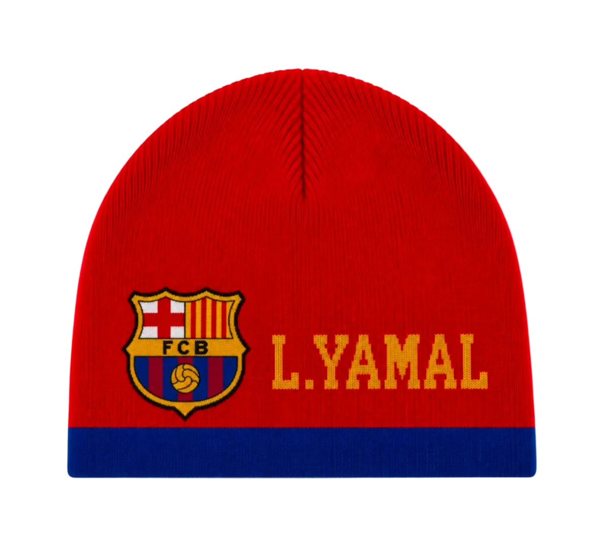 26/27 New Lamine Yamal Barcelona Зимна Шапка, Футбoлна Шапка на Ламин Ямал Барселона Червена