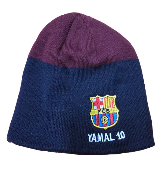 Yamal 10 Зимна Шапка, Футбoлна на Ламин Ямал Барселона Синя