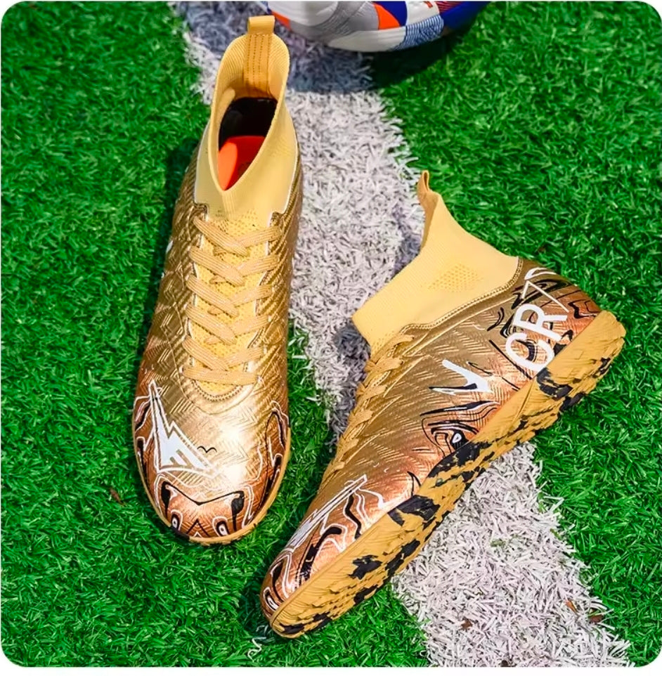 GOLD CR7 Кристиано Роналдо Златни Спортни Маратонки 35 детско Ronaldo