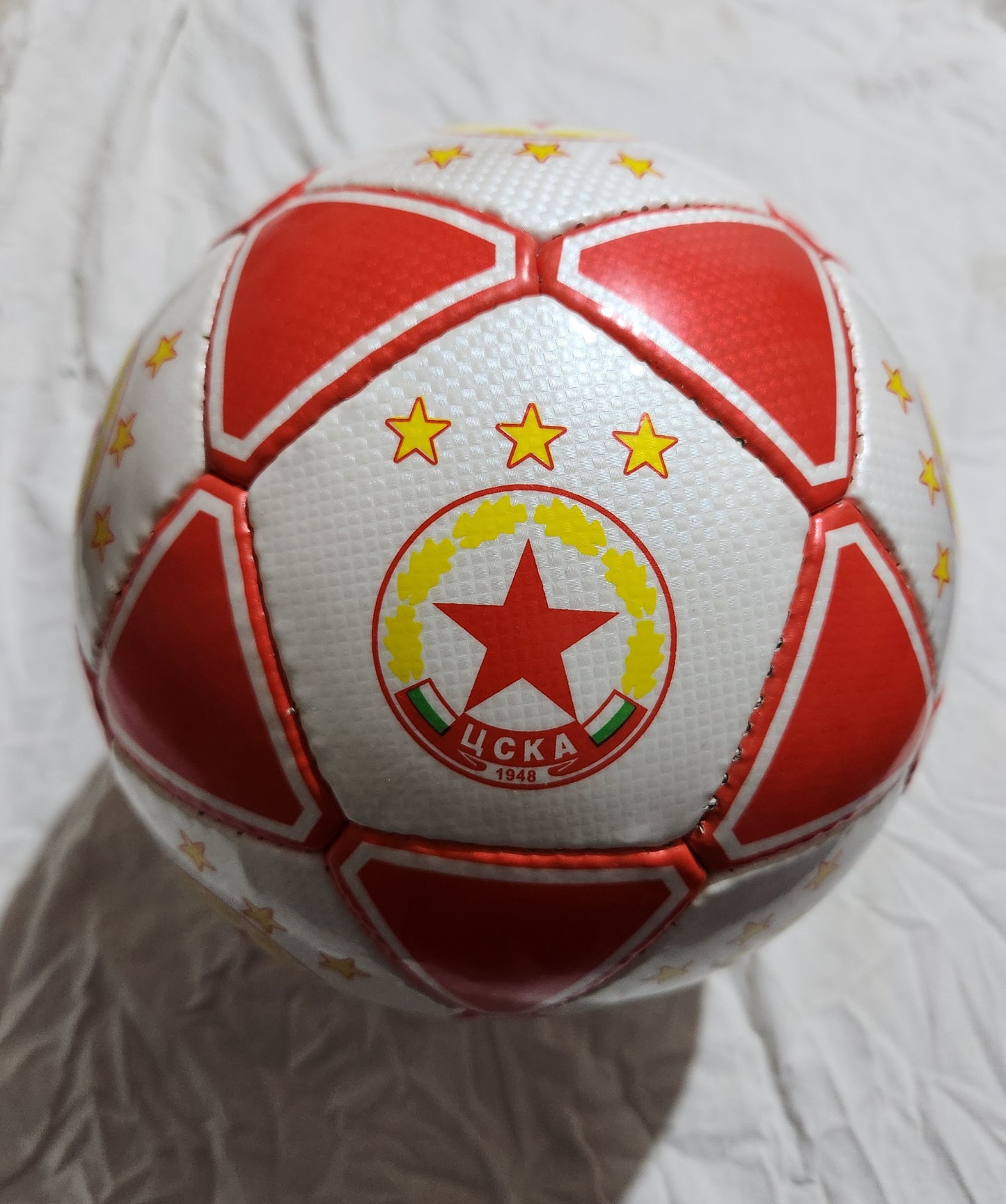 Футболна Топка  ЦСКА СОФИЯ / CSKA SOFIA Цвят Бяла