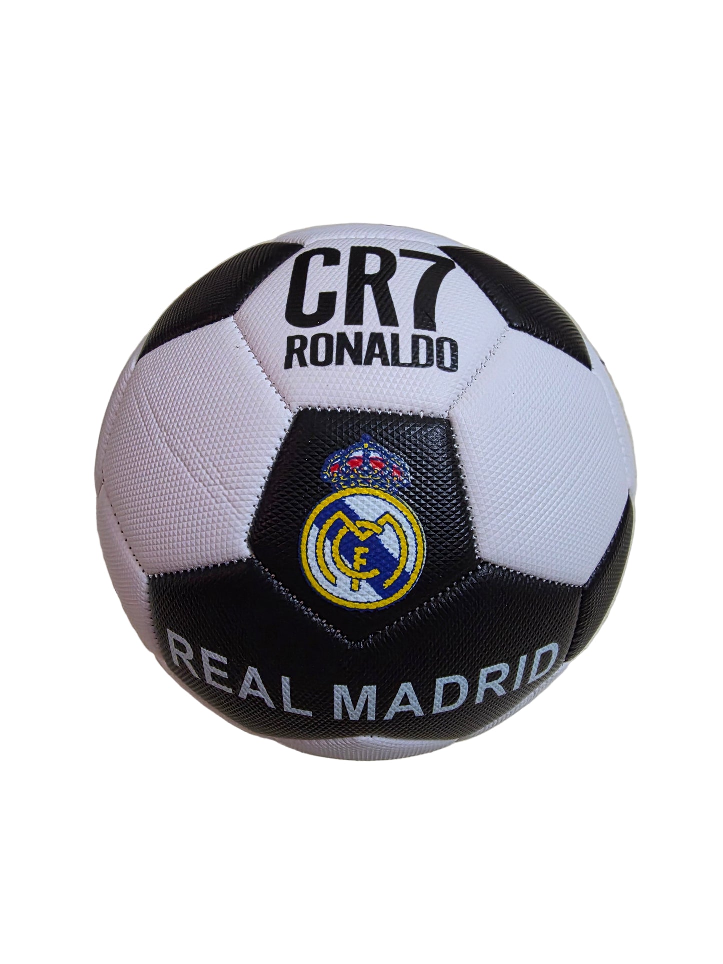 Футболна Топка CR7 RONALDO 7 / Бяло с Черно HALA MADRID