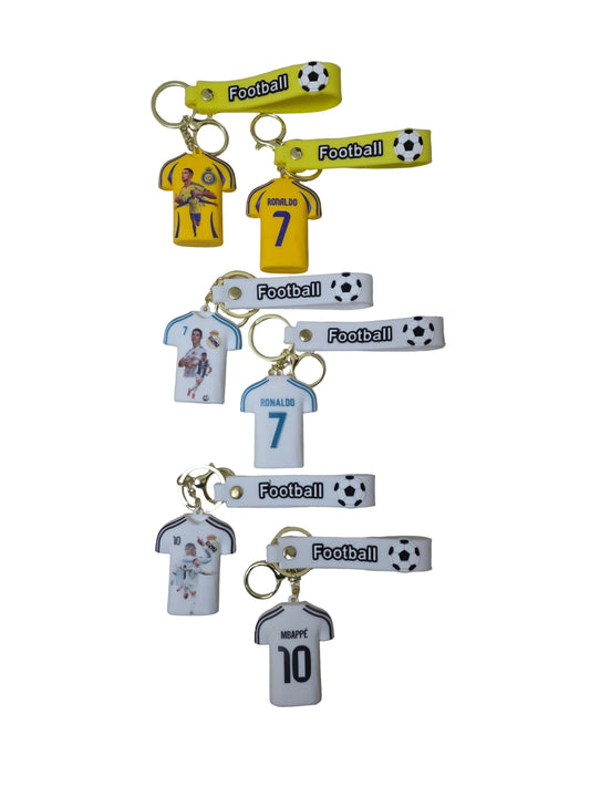 Детски ключодържател с Фигурка на Футболист - Mbappe 10 Ronaldo 7 Реал Мадрид
