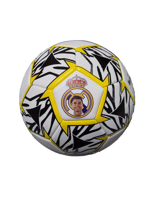 Футболна Топка Кристиано Роналдо REAL MADRID / Реал Мадрид 2026г Жълта