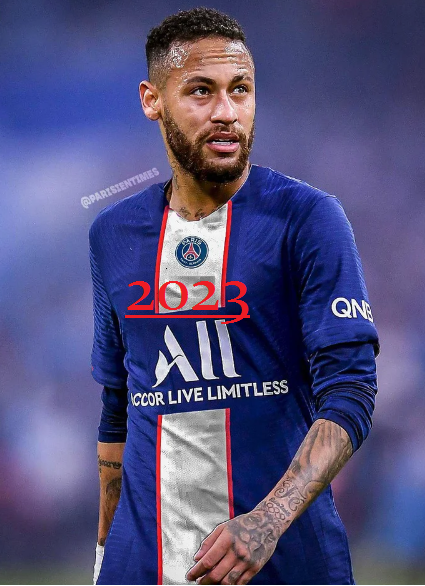 Детски спортен екип на Неймар 10, футболен Neymar PSG Син 2024