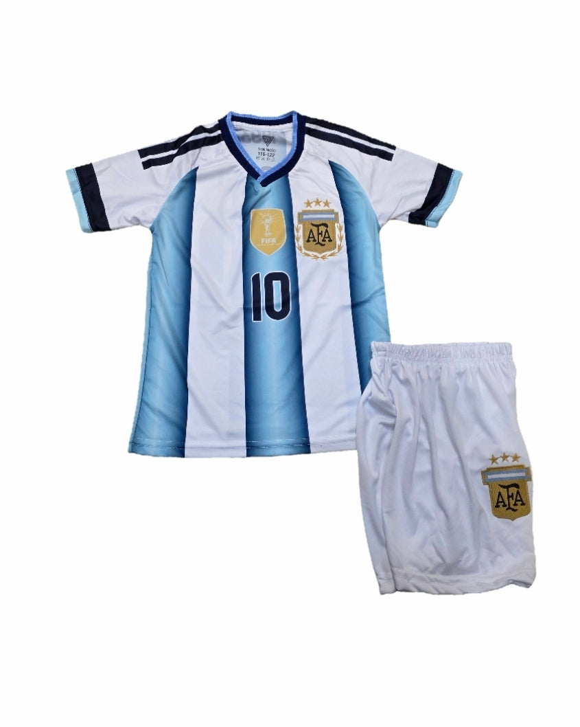 Нов Детски спортен екип на Меси 10, футболен MESSI 10 ARGENTINA Син 2026