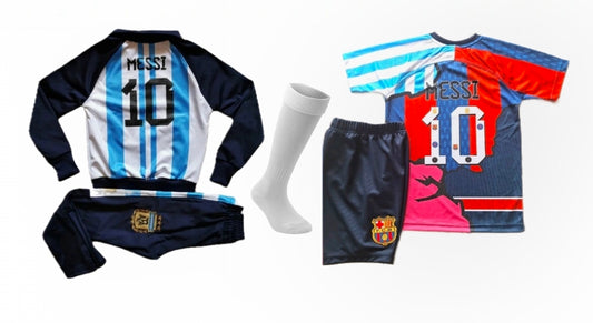 2026 Детски спортен екип на Меси 10, Черен Спортен суитчър и анцуг  MESSI 10 world