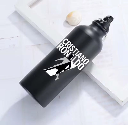 Черна Термос бутилка за вода Термос RONALDO 7 детско CR7 Роналдо