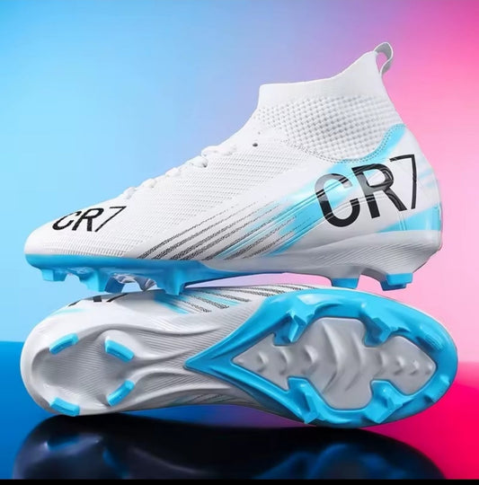 2026 CR7 Кристиано Роналдо Спортни Бутонки детско | Бели Калеври за футбол