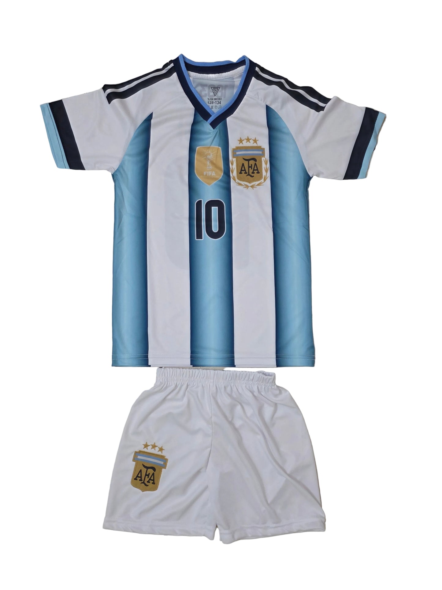 Детски спортен екип на Меси Аржентина Световно 2026 , футболен MESSI ARGENTINA 10 Син