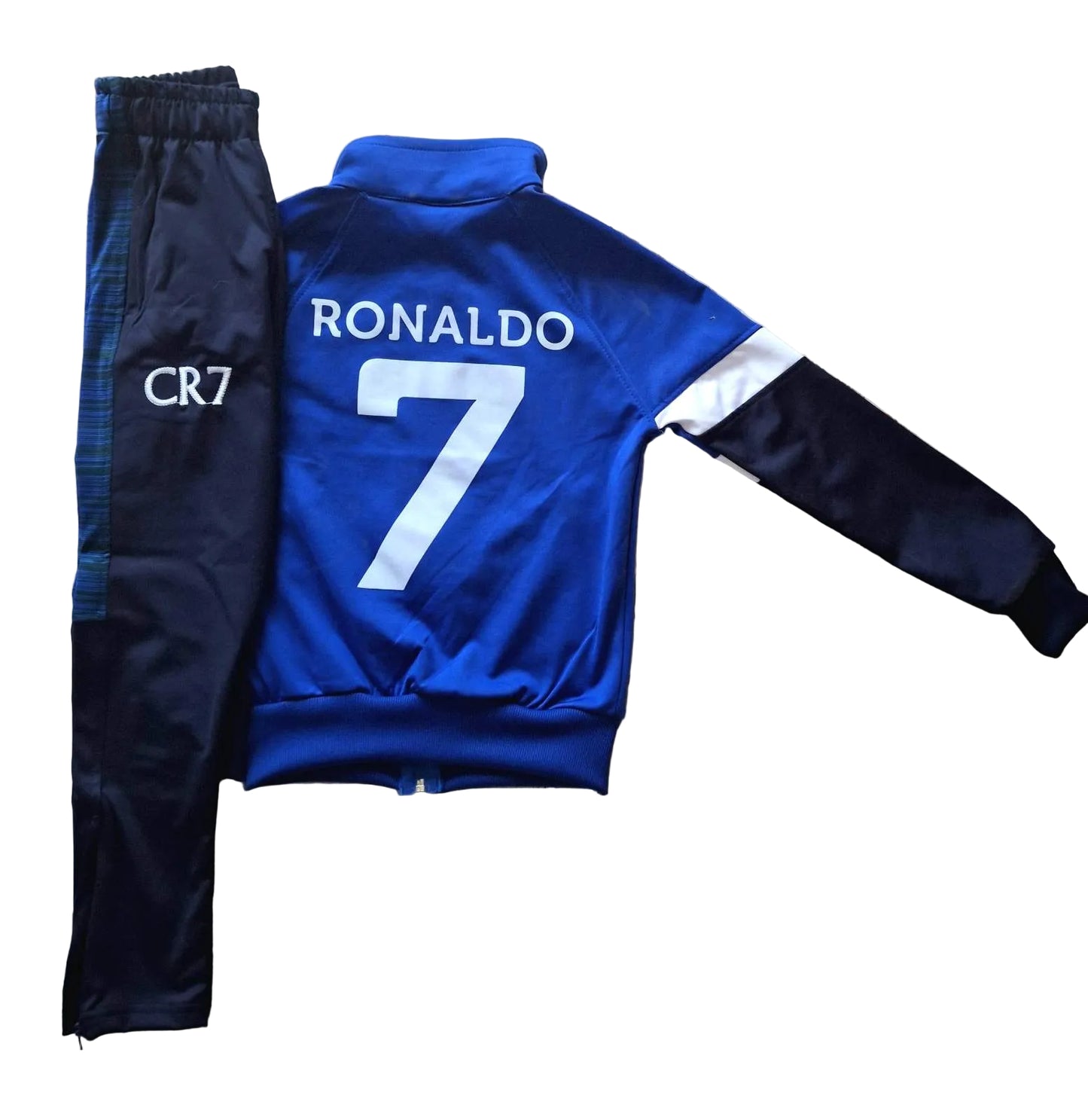 Световно 26 Детски спортен екип на Роналдо, Син, Анцуг с дълъг ръкав RONALDO Ал Насър