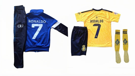 2026 Детски футболен екип на Роналдо, Син  Спортен суитчър и анцуг RONALDO CR7
