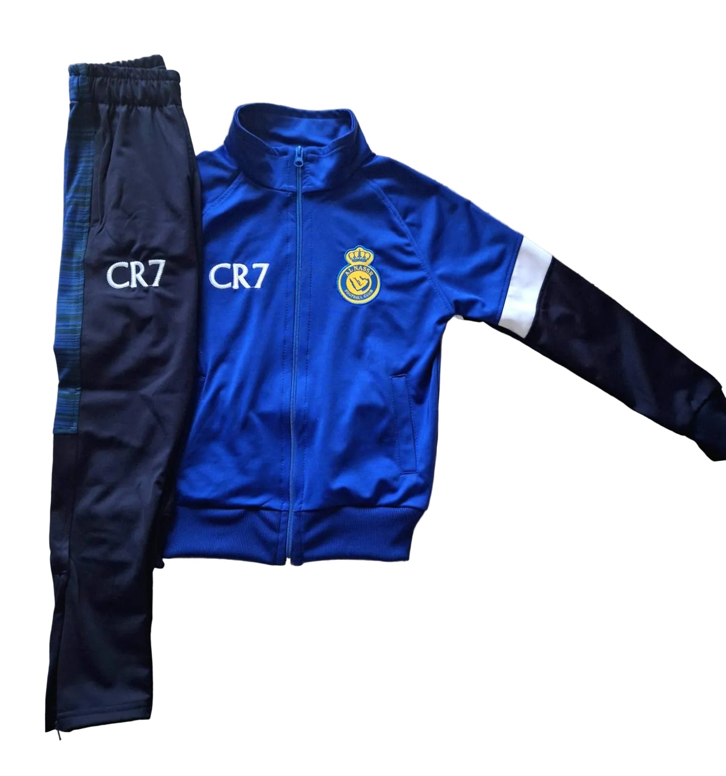 Световно 26 Детски спортен екип на Роналдо, Син, Анцуг с дълъг ръкав RONALDO Ал Насър