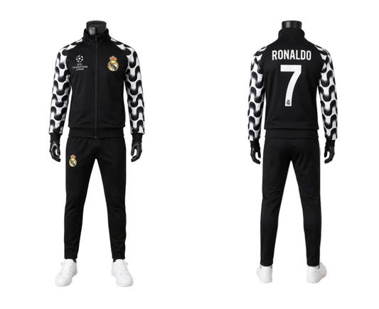 CR7 New Детски спортен екип на Real Madrid, Дракон цвят Ronaldo 7, Анцуг с дълъг ръкав