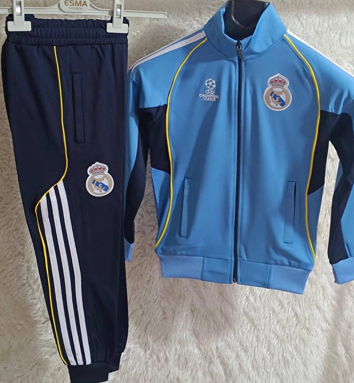 ШЛ спортен екип на Роналдо 7, Анцуг с дълъг ръкав Реал Мадрид - Светло синьо