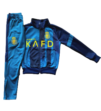 Футболен спортен екип на Роналдо 7, Син  Анцуг с дълъг ръкав Ал Насър 2025