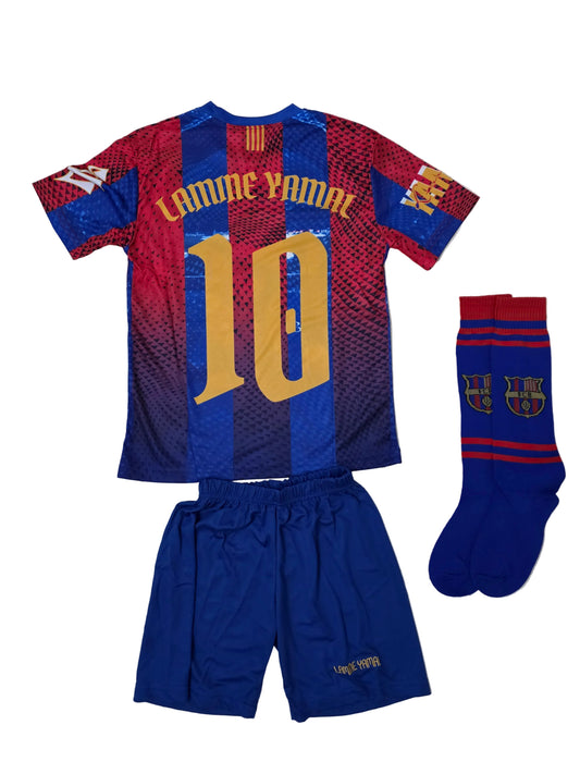Нов Фенски екип YAMAL 10 Детски футболен екип на Ламин Ямал 10, 2026 Барселона с Лицето