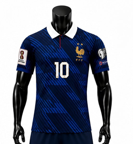 Световно Първенство FRANCE Mbappe 10 Мъжка Тениска на Мбапе 10 Франция  син цвят 2026