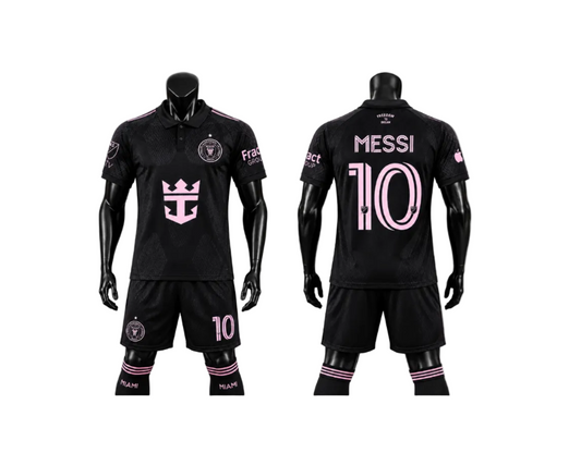 2027 Детски спортен екип на Меси 10 с чорапи, Екип с якичка MESSI 10 INTER + Подарък ГРИВНА