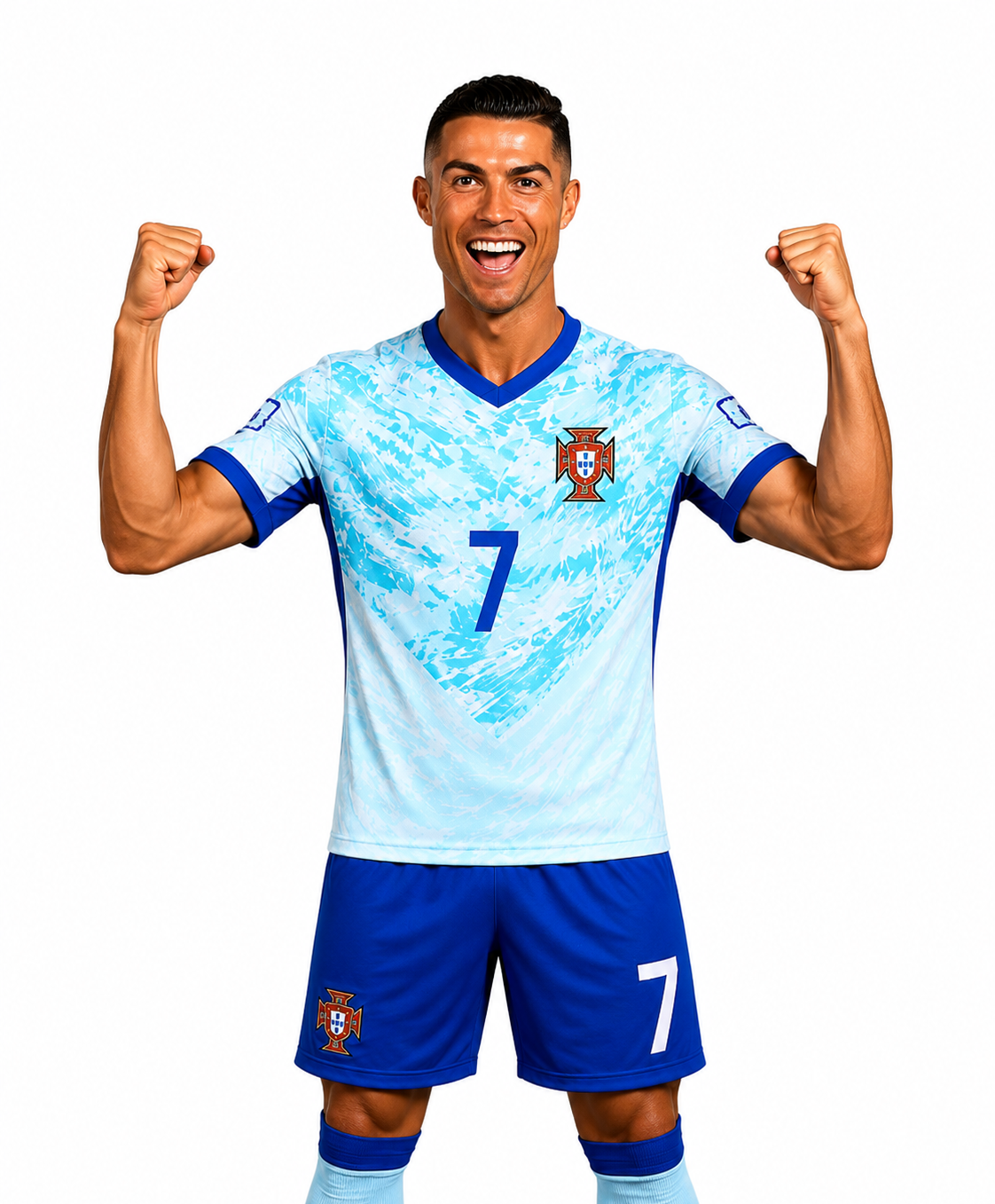 26/27 Мондиал Португалия Детски екип на Роналдо 7, PORTUGAL Бял Резервен FIFA
