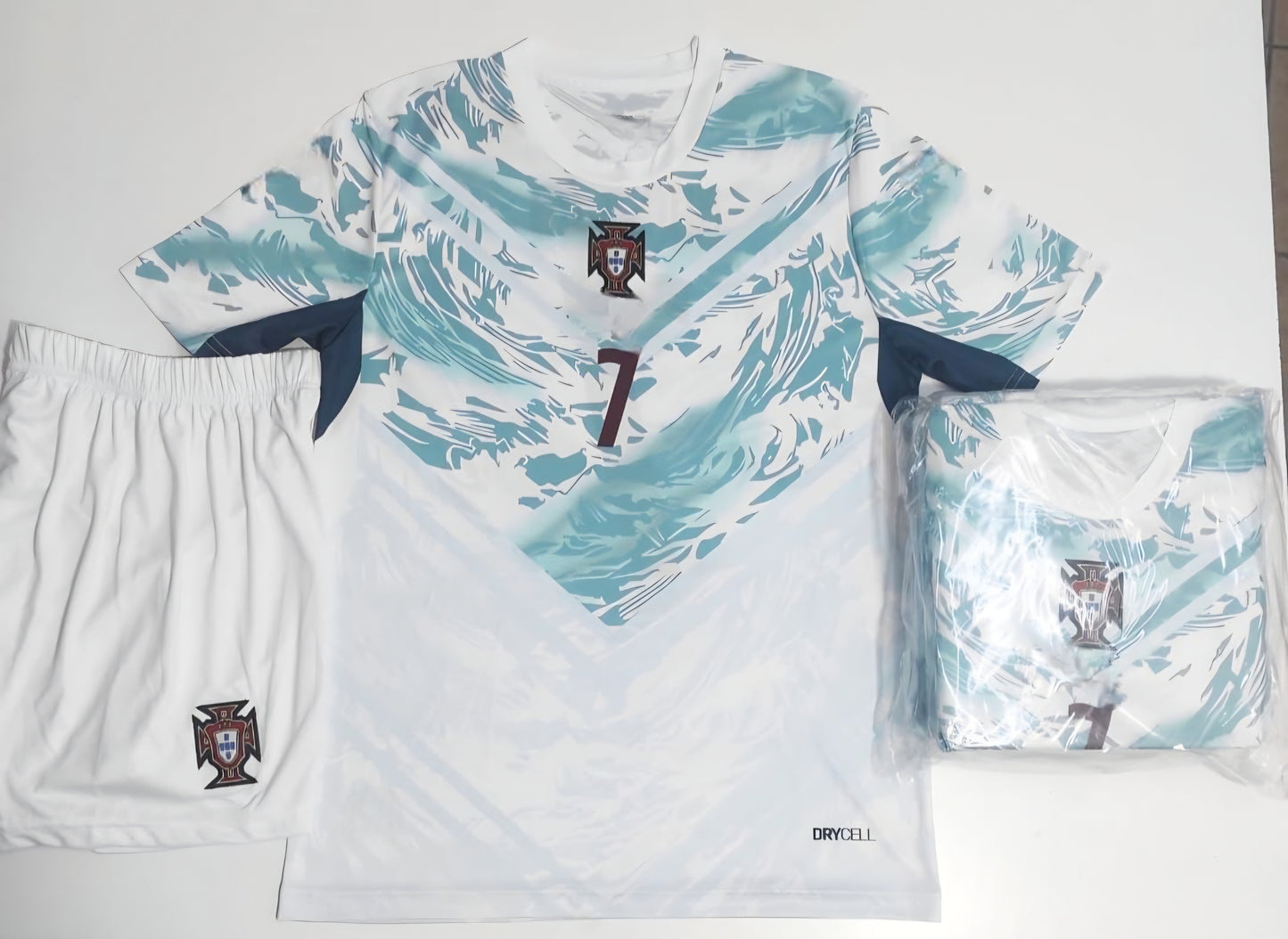 26/27 Мондиал Португалия Детски екип на Роналдо 7, PORTUGAL Бял Резервен FIFA