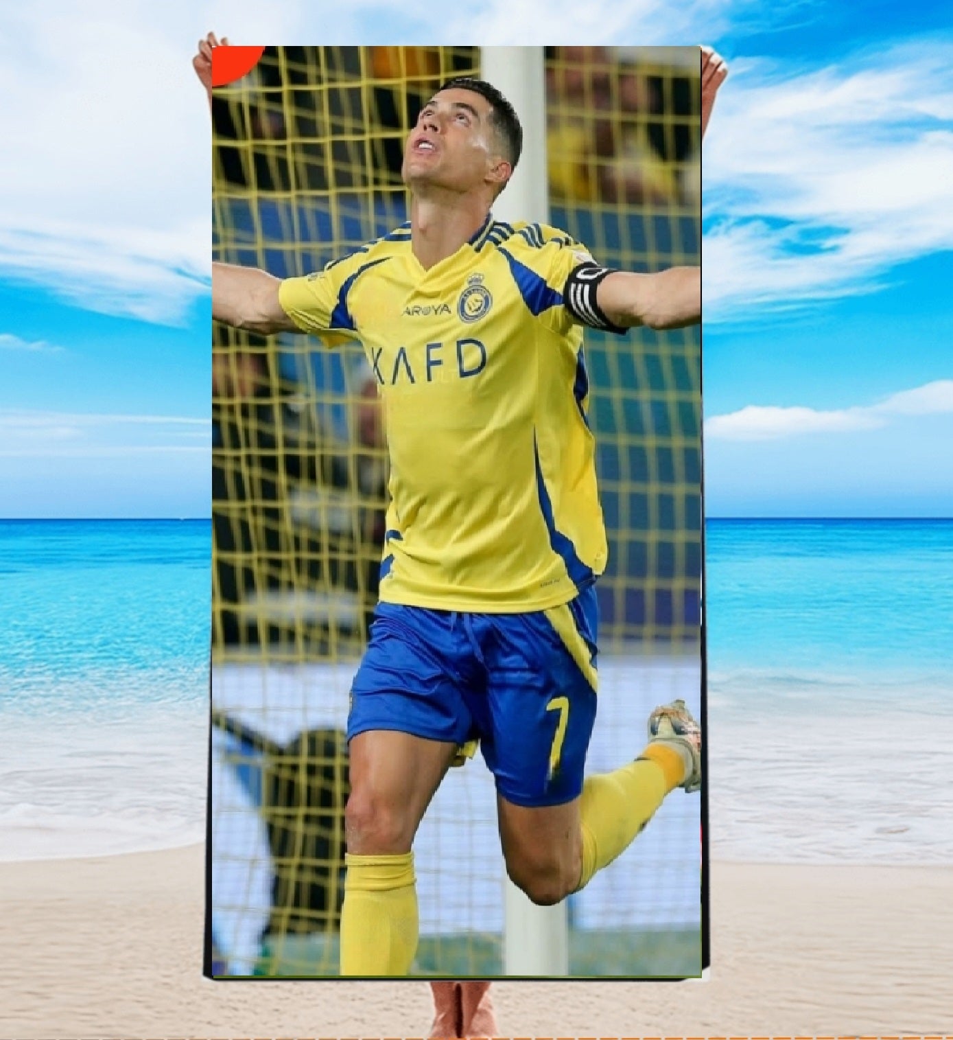 Фенска футболна Кърпа CR7 CRISTIANO RONALDO 7 Al NASSR