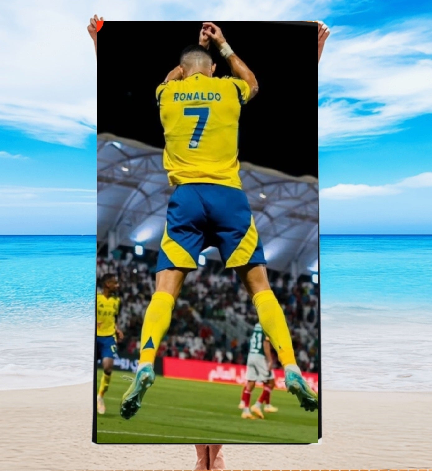 Фенска футболна Кърпа CR7 CRISTIANO RONALDO 7 Al NASSR Роналдо 7