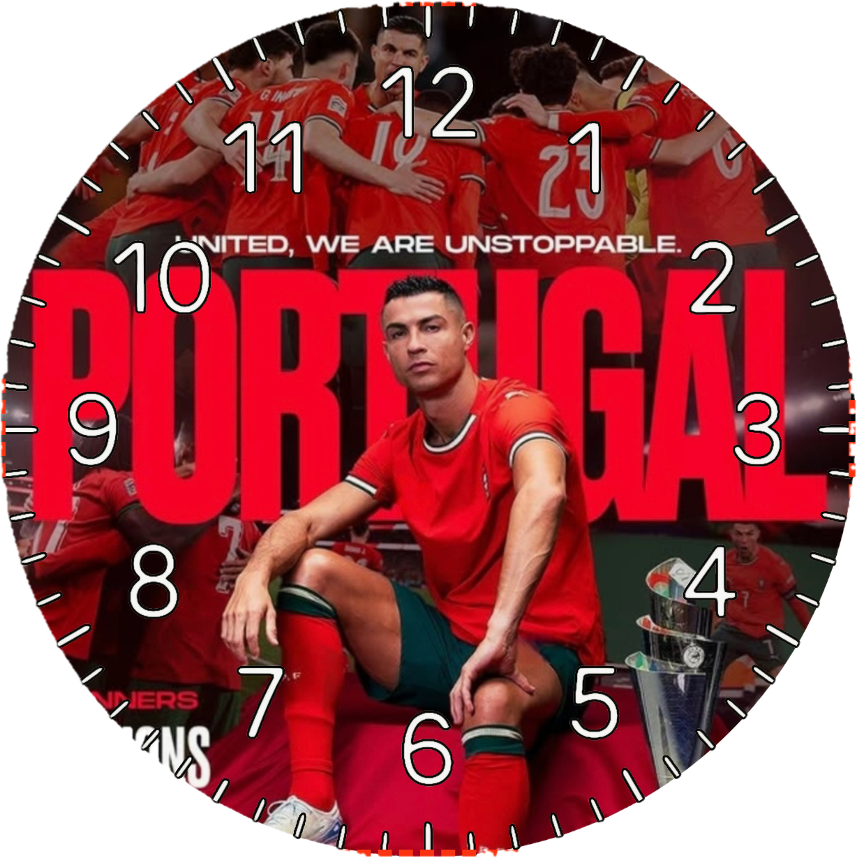 Фенски футболен часовник Ламин Ямал Червено - син цвят