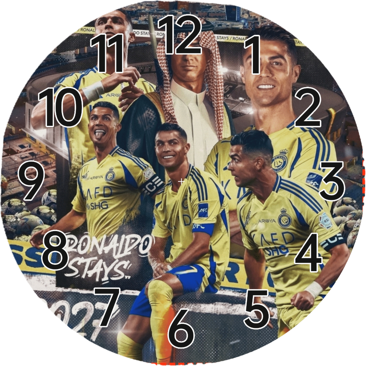 Фенски футболен часовник Ламин Ямал Червено - син цвят